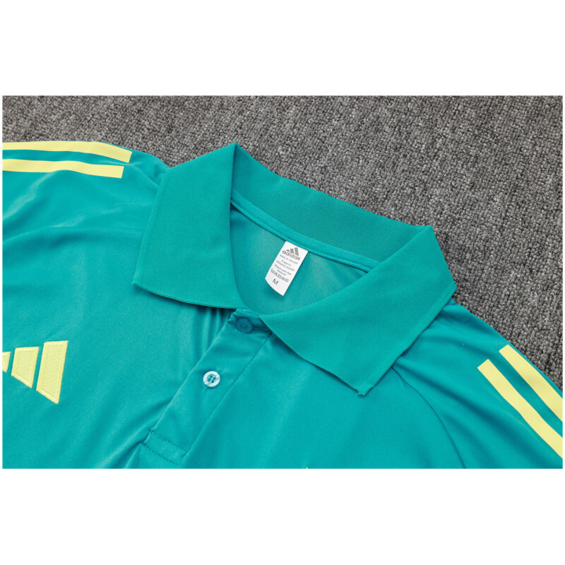 Mens Ajax Polo Shirt Lake Blue 2024/25