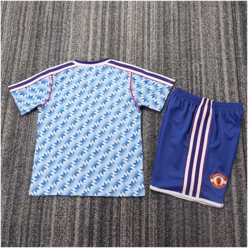Kids Retro Manchester United Away Jersey 1990/92