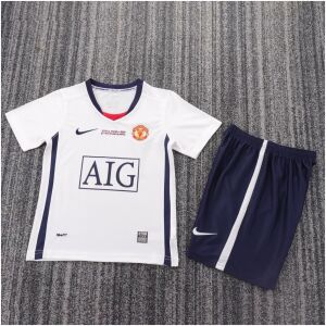 Kids Retro Manchester United Away Jersey 2008/09