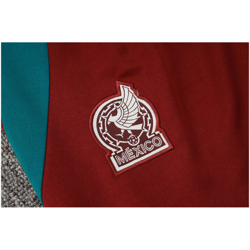 Mens Mexico Jacket + Pants Training Suit Green 2024