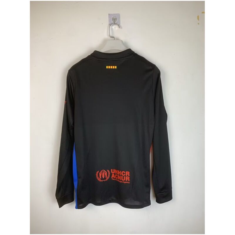 Mens Barcelona Away Jersey Long Sleeve 2024/25