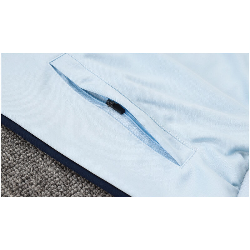 Mens France Jacket + Pants Training Suit Light Blue 2024