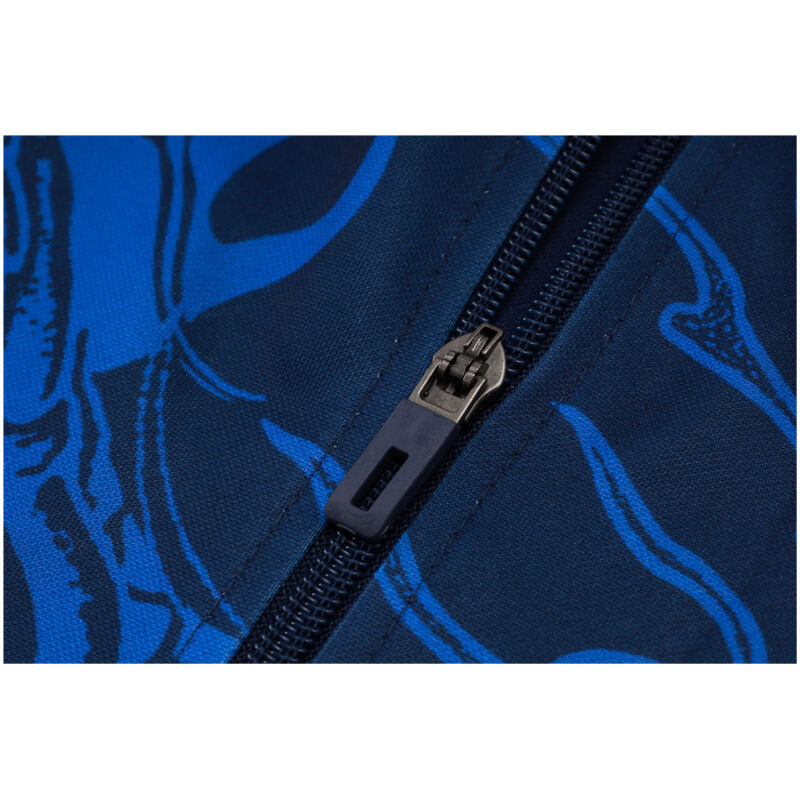 Mens Real Madrid Jacket + Pants Training Suit Blue Dragon 2024/25
