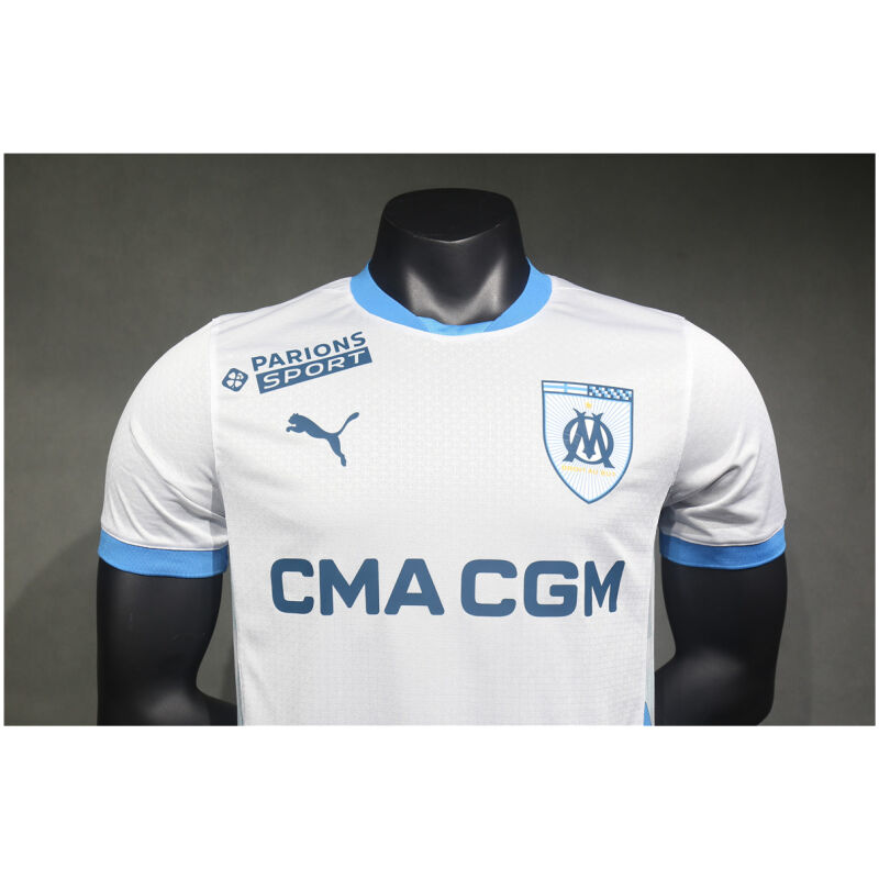 Mens Olympique Marseille Home Authentic Jersey 2024/25 – Match