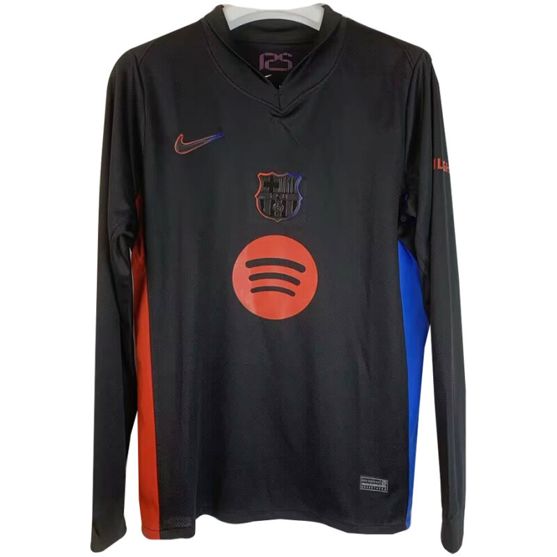Mens Barcelona Away Jersey Long Sleeve 2024/25