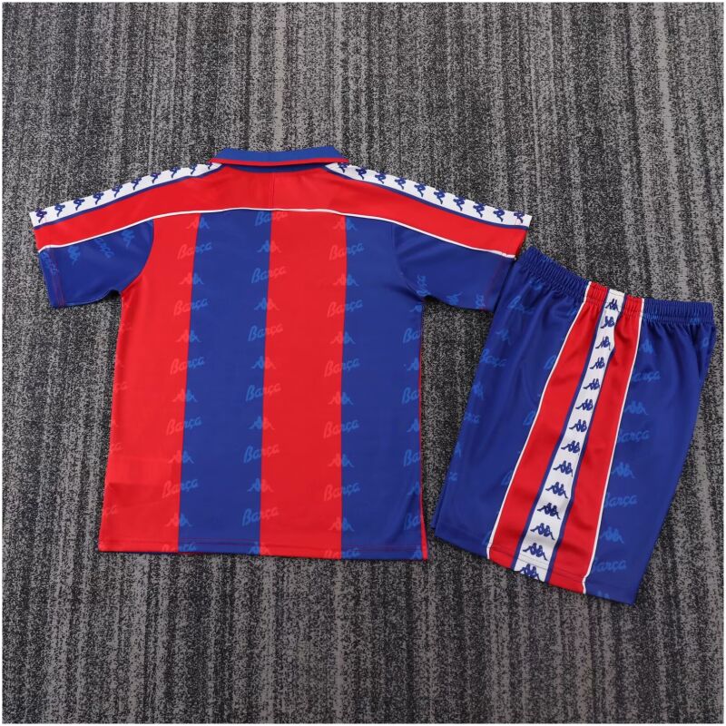 Kids Retro Barcelona Home Jersey 1992/95