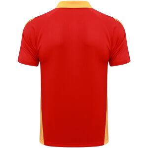 Mens Bayern Munich Polo Shirt Red 2024/25