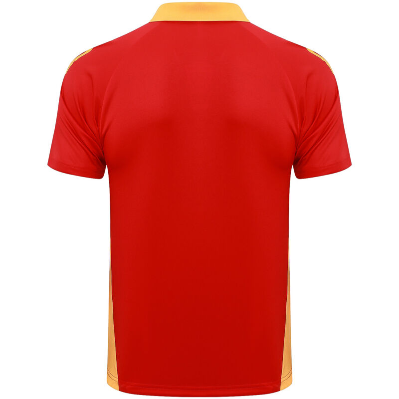 Mens Bayern Munich Polo Shirt Red 2024/25
