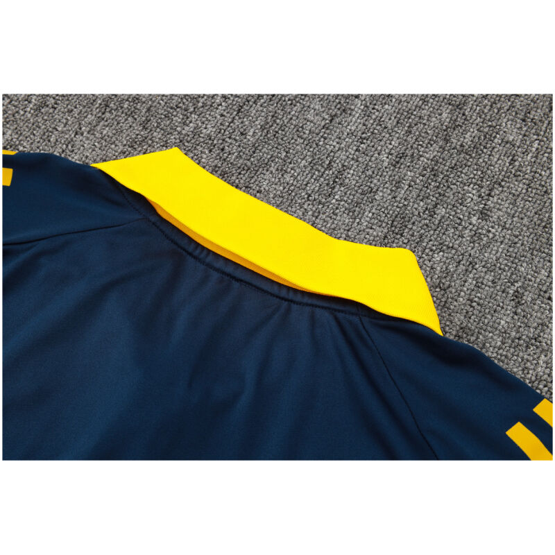 Mens Real Madrid Polo Shirt Royal 2024/25