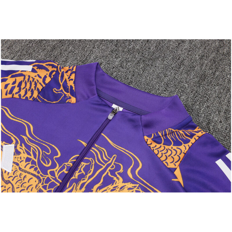 Mens Real Madrid Training Suit Purple Dragon 2024/25