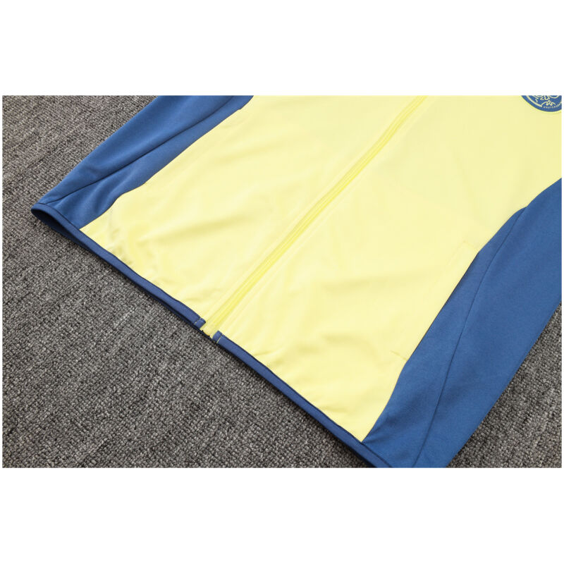 Mens Bayern Munich Jacket + Pants Training Suit Yellow 2024/25
