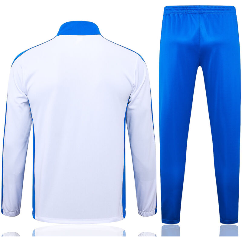 Mens Brazil Jacket + Pants Training Suit White 2024