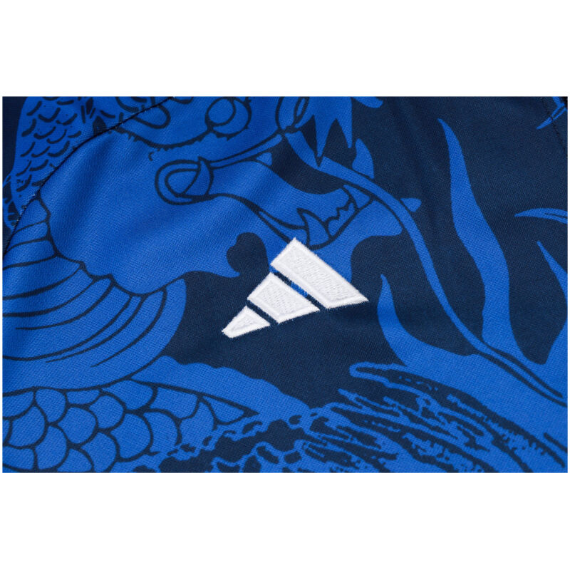 Mens Real Madrid Jacket + Pants Training Suit Blue Dragon 2024/25