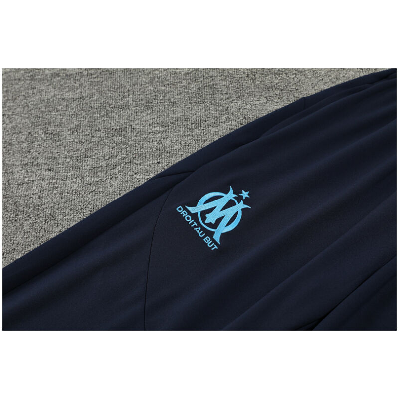 Mens Olympique Marseille Training Suit Orange – Royal 2024/25