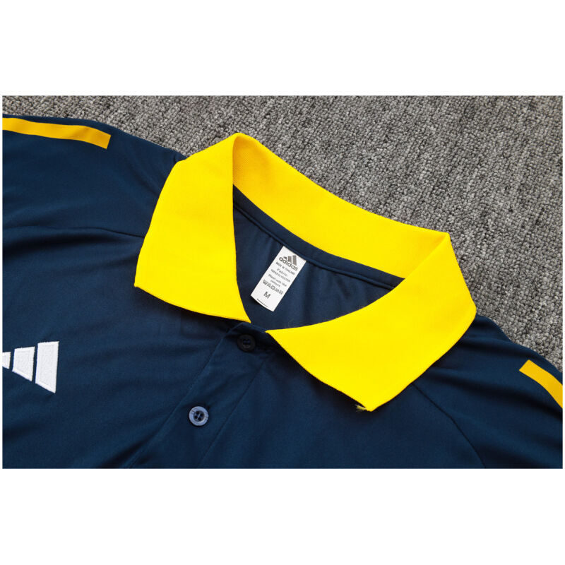 Mens Real Madrid Polo Shirt Royal 2024/25