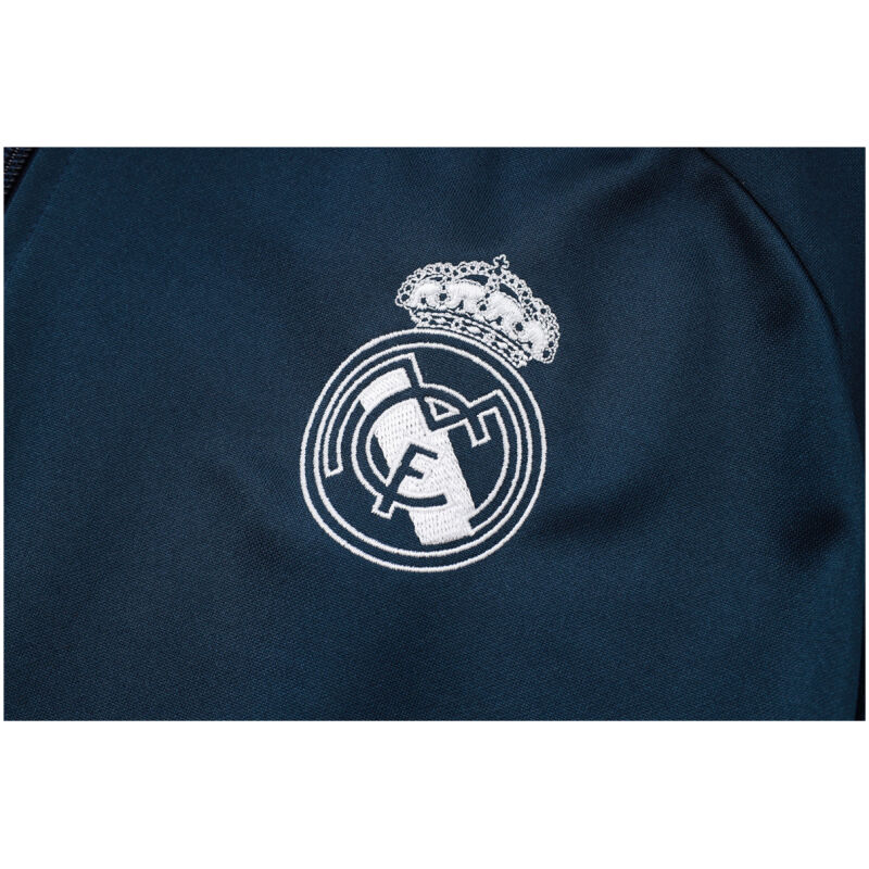 Mens Real Madrid Jacket + Pants Training Suit Royal – Yellow 2024/25