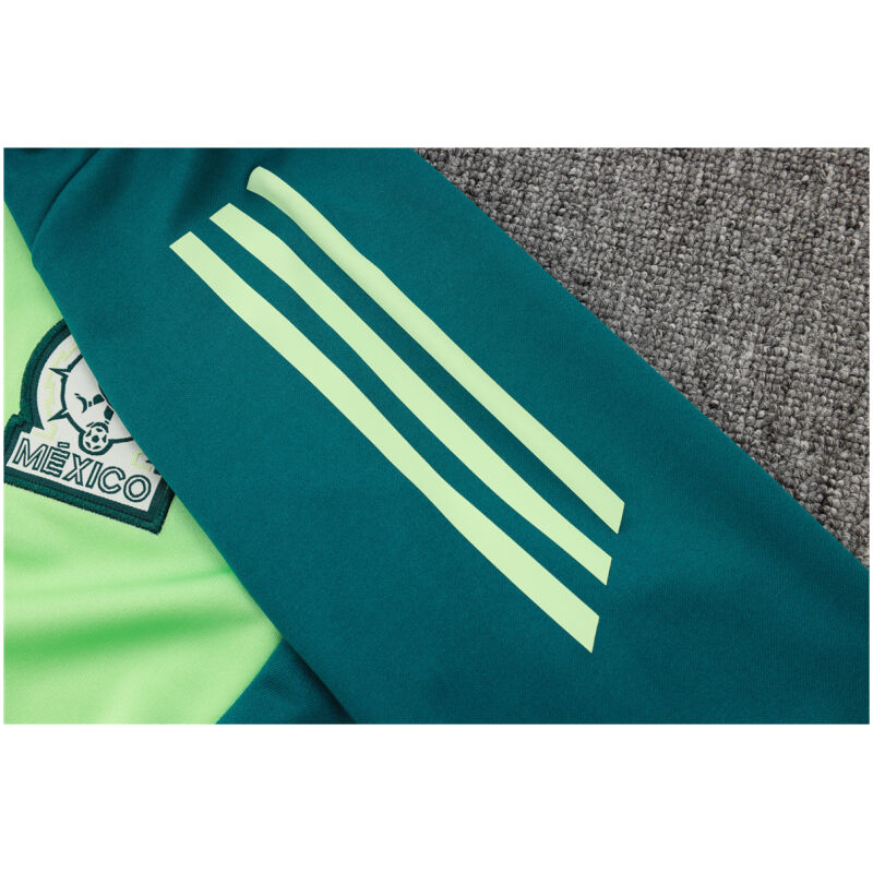 Mens Mexico Jacket + Pants Training Suit Green 2024