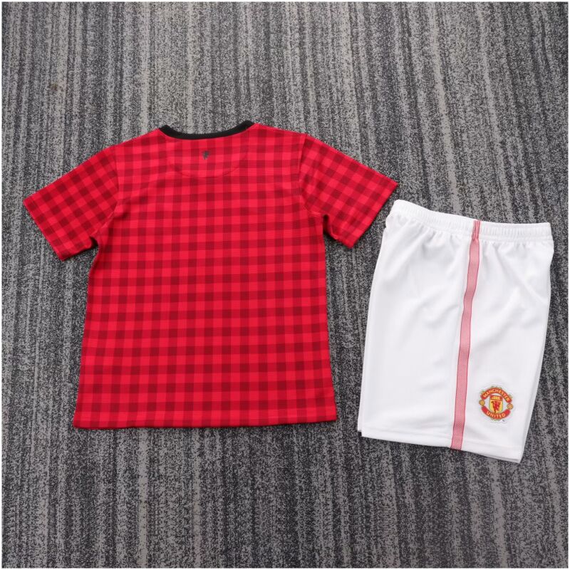 Kids Retro Manchester United Home Jersey 2012/13