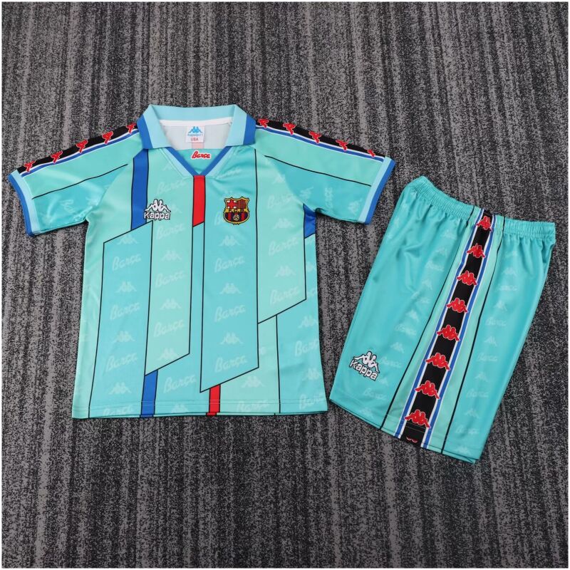 Kids Retro Barcelona Away Jersey 1996/97