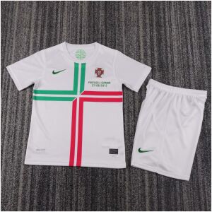 Kids Retro Portugal Away Jersey 2012