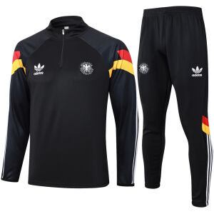 Mens Germany Training Suit Black 2024