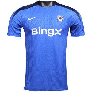 Mens Chelsea Blue Pre-Match Authentic Jersey 2024/25 – Match