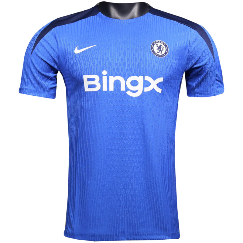 Mens Chelsea Blue Pre-Match Authentic Jersey 2024/25 – Match