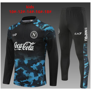 Kids Napoli Training Suit Black 2024/25