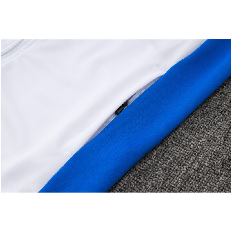 Mens Brazil Jacket + Pants Training Suit White 2024