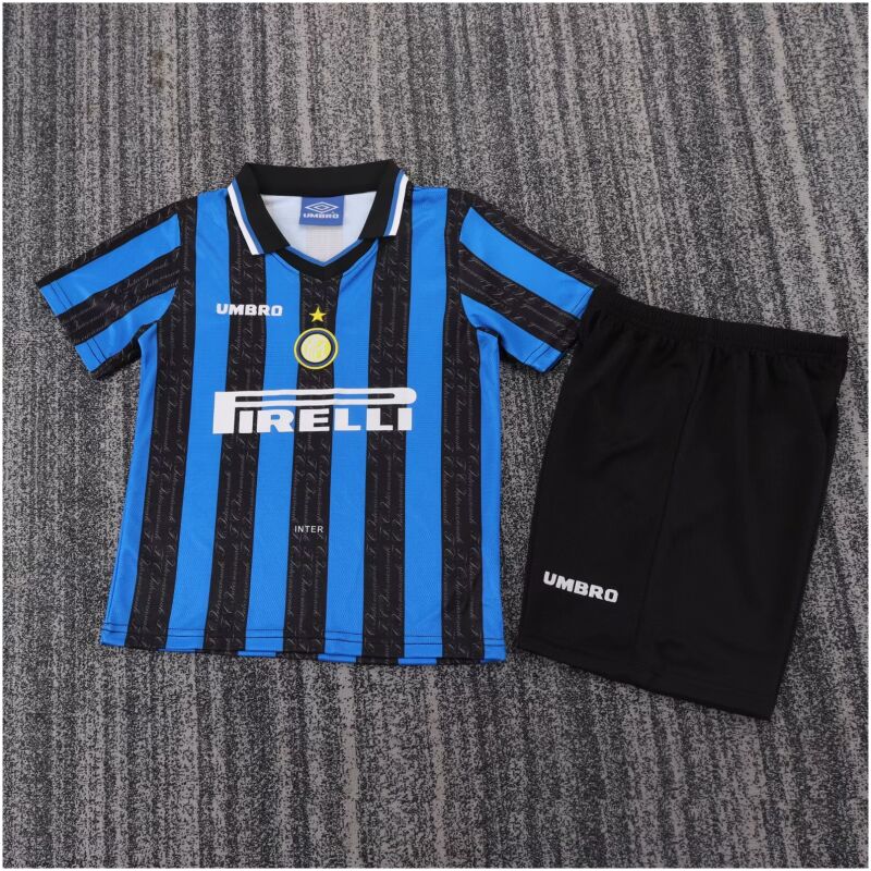 Kids Retro Inter Milan Home Jersey 1997/98