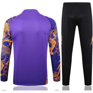 Mens Real Madrid Training Suit Purple Dragon 2024/25