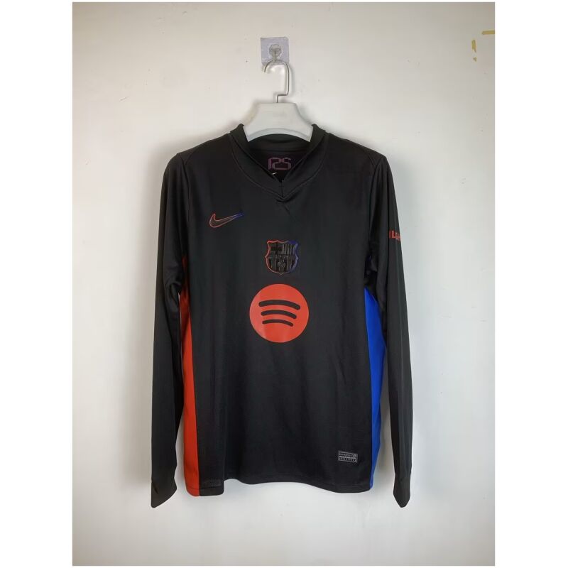 Mens Barcelona Away Jersey Long Sleeve 2024/25