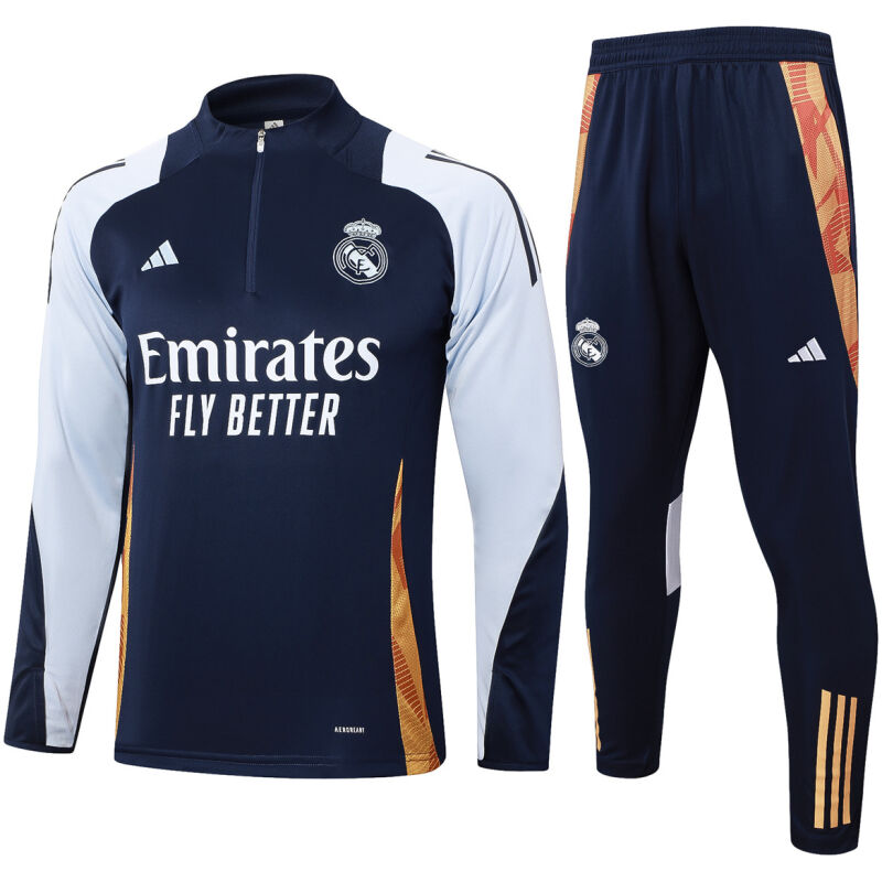 Mens Real Madrid Training Suit Royal 2024/25