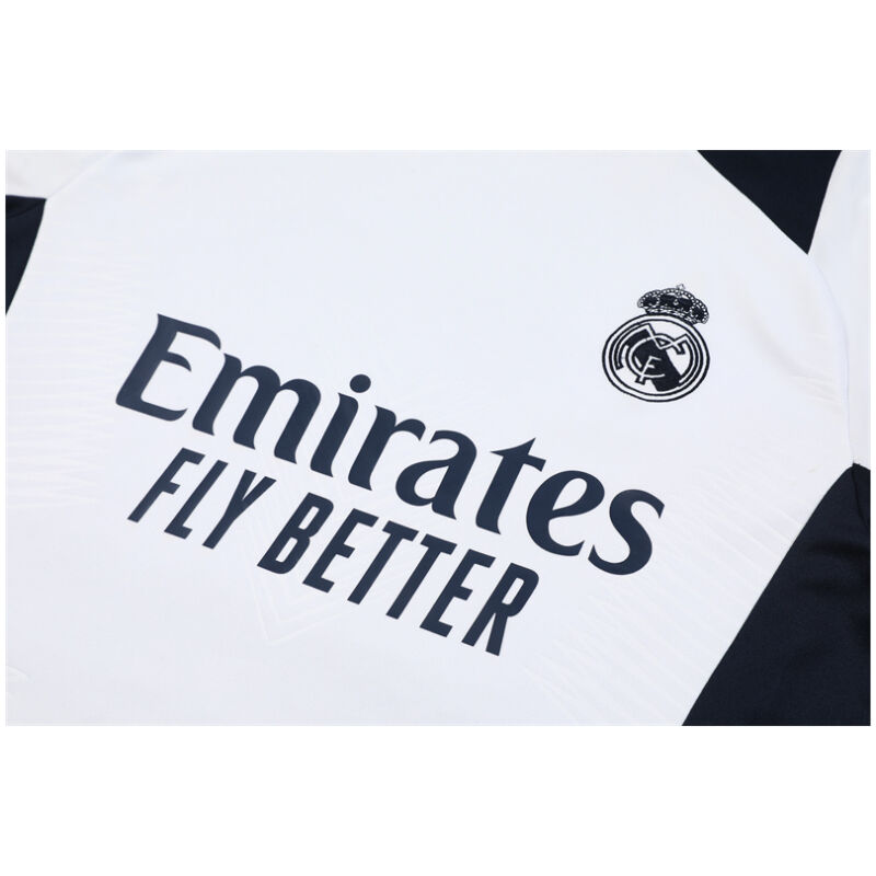 Mens Real Madrid Training Suit White 2024/25