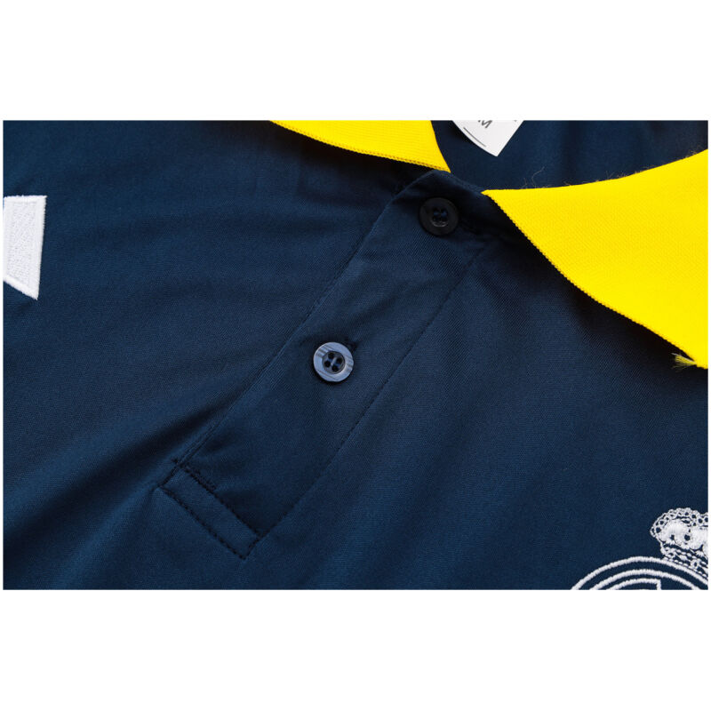 Mens Real Madrid Polo Shirt Royal 2024/25
