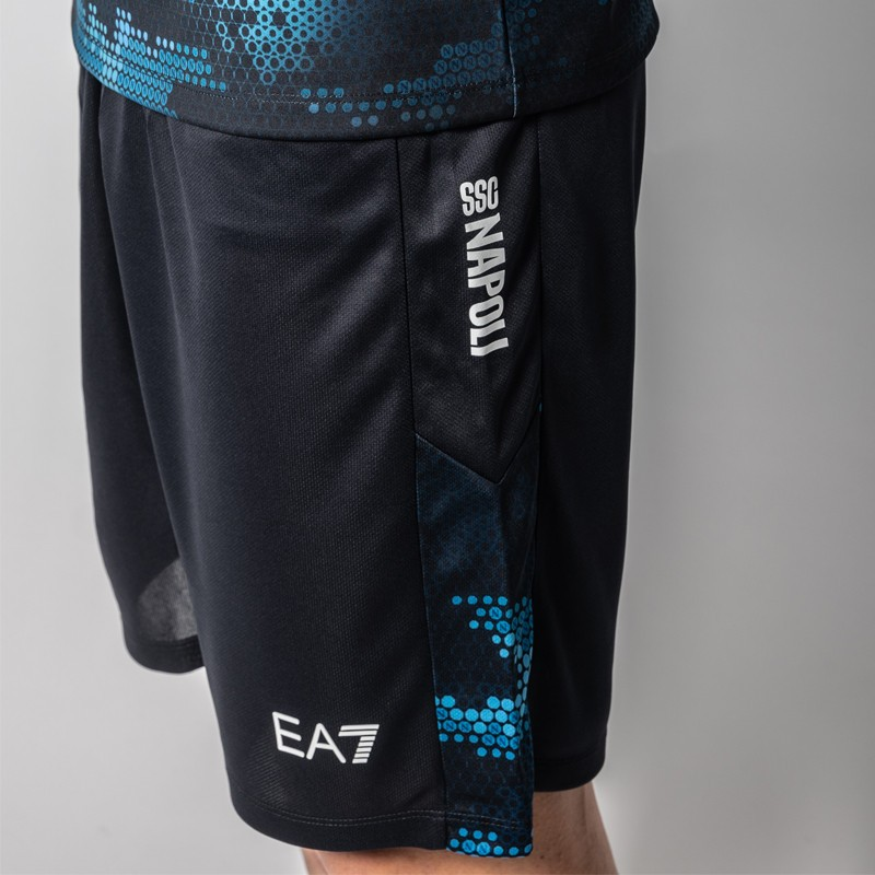 Mens Napoli Special Edition Black Shorts 2024/25