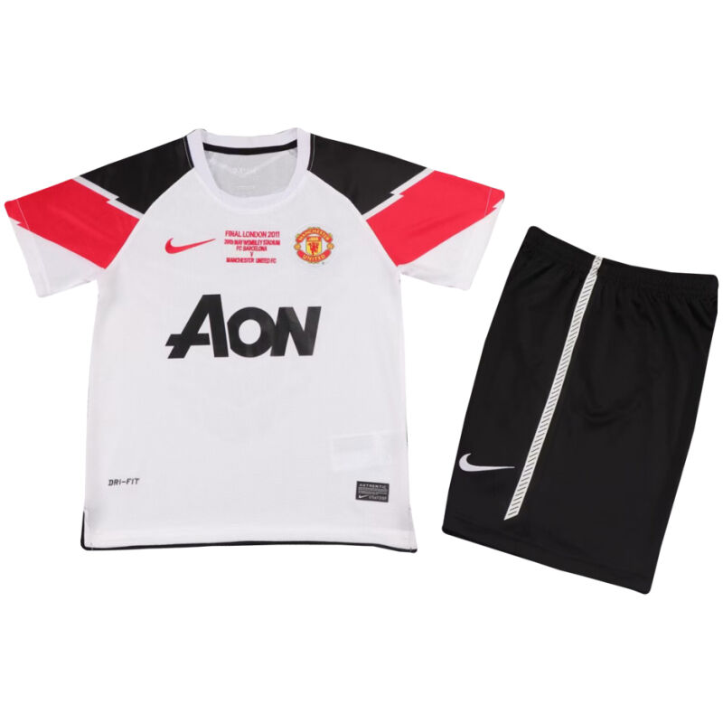 Kids Retro Manchester United Away Jersey 2011/12