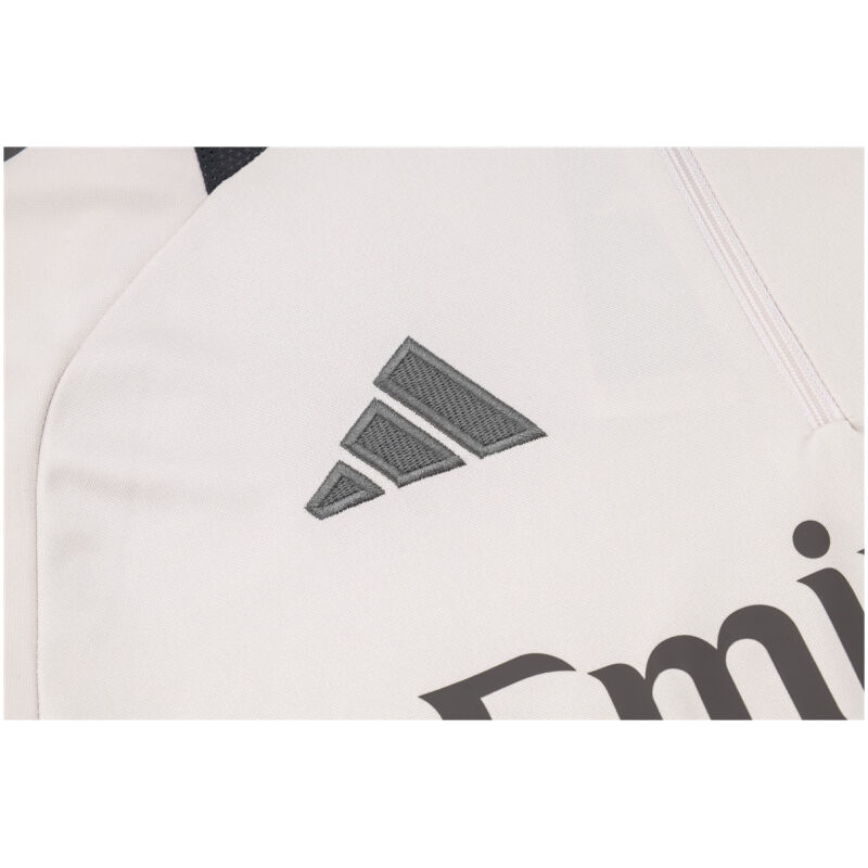 Mens Real Madrid Training Suit Light Grey 2024/25