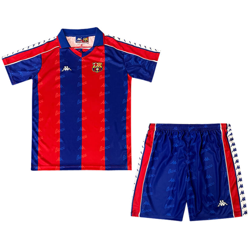 Kids Retro Barcelona Home Jersey 1992/95