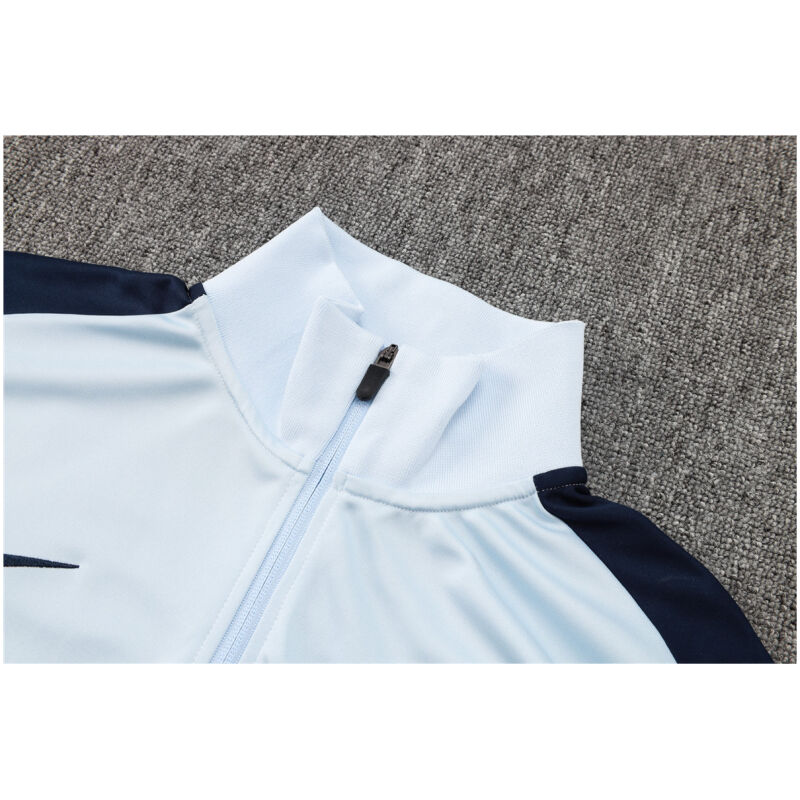 Mens France Jacket + Pants Training Suit Light Blue 2024