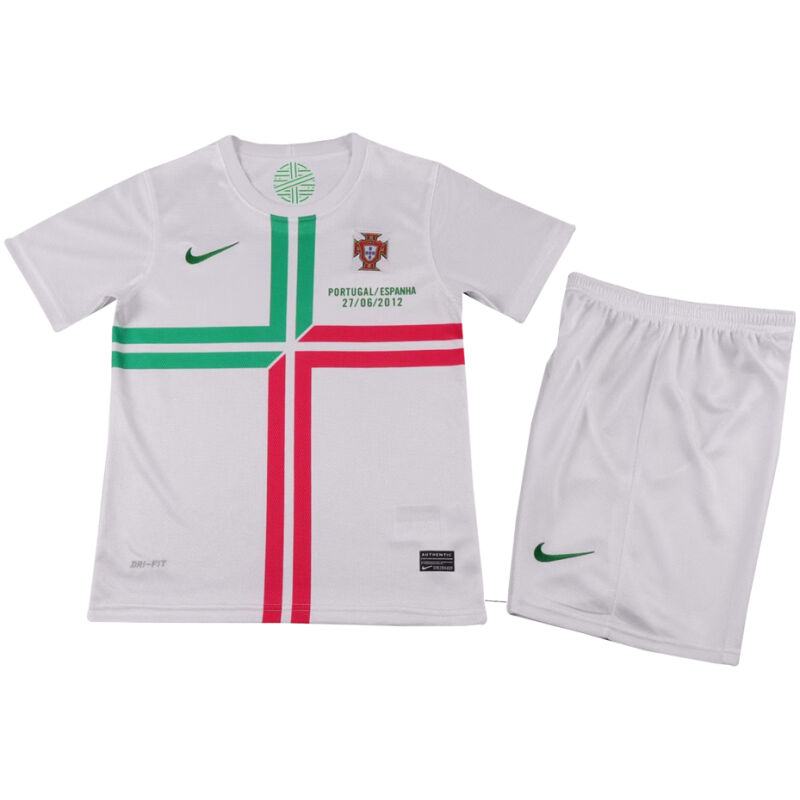 Kids Retro Portugal Away Jersey 2012