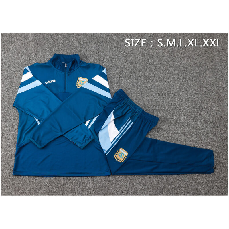 Mens Argentina Training Suit Blue 2024