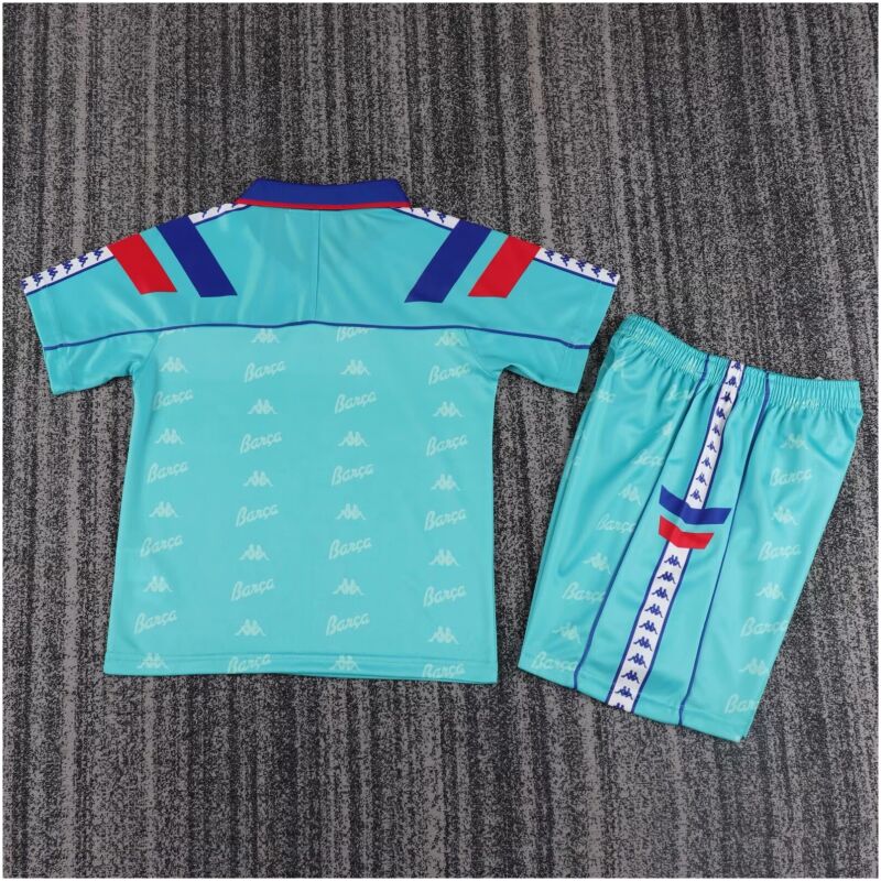Kids Retro Barcelona Away Jersey 1992/95