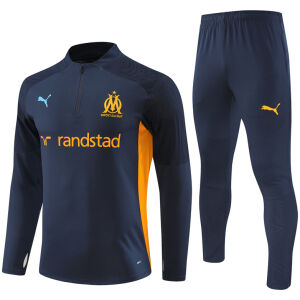 Mens Olympique Marseille Training Suit Royal 2024/25
