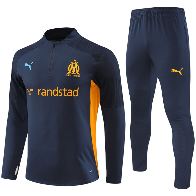 Mens Olympique Marseille Training Suit Royal 2024/25