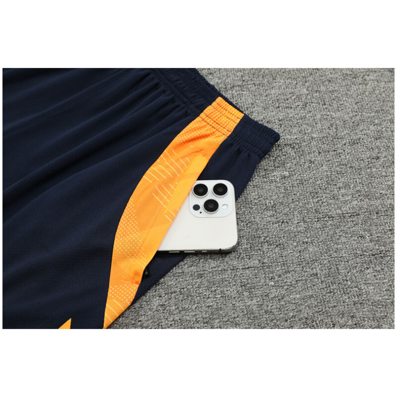 Mens Real Madrid Short Training Suit Royal 2024/25