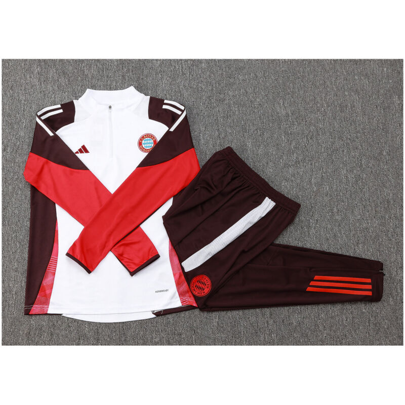 Kids Bayern Munich Training Suit White 2024/25