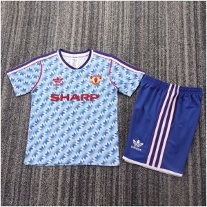 Kids Retro Manchester United Away Jersey 1990/92