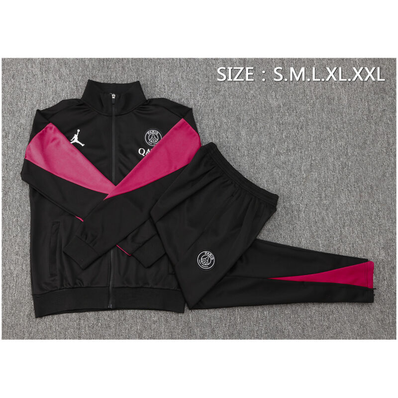 Mens PSG x Jordan Jacket + Pants Training Suit Black 2024/25