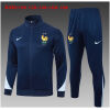 Kids France Jacket + Pants Training Suit Royal 2024
